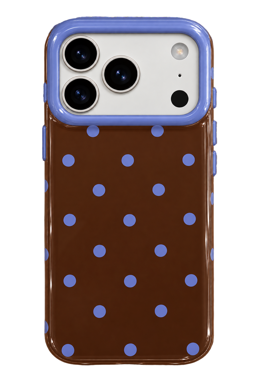 Brown & Blue Polka Dot Phone Case | Case One