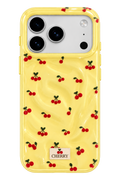 Yellow Cherry Pattern Phone Case | Case One