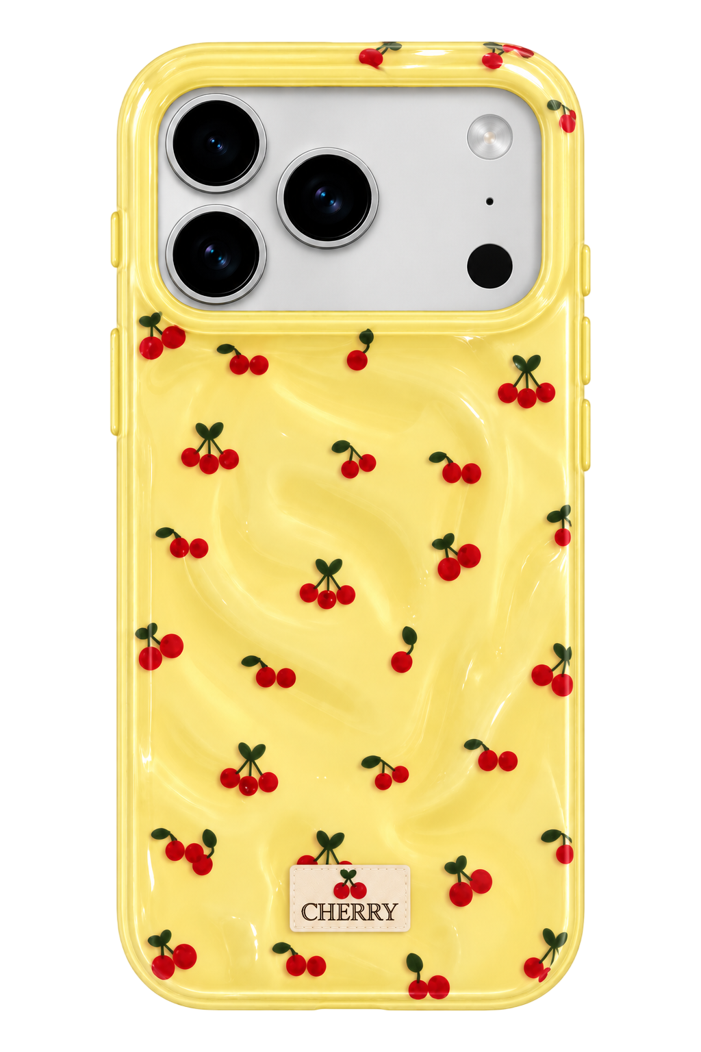 Yellow Cherry Pattern Phone Case | Case One