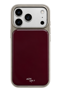 Dark Red Glossy Phone Case | Case One